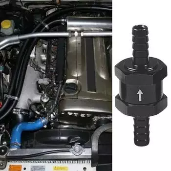 Установка обратного клапана автомобиля. Прецизионная обработка, легкая защита от ржавчины, твердый анодированный фитинг с прямым сменным покрытием. C чёрный