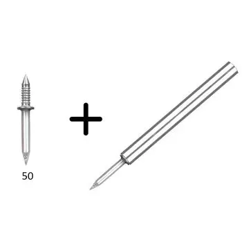 Установка плинтуса с двойной головкой. Бесшовный гвоздь. Установка бесшовного плинтуса. 50pcs