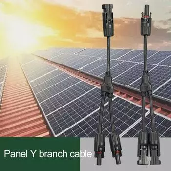 Установка соединителя параллельной панели солнечных батарей кабеля водоустойчивая дополнительная длинная легкая B