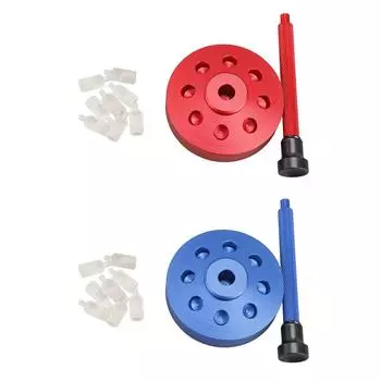 Установка стрелок часов Установка прижимного толкателя с 8 наконечниками Металлический держатель иглы для часов Ремонт часов Red