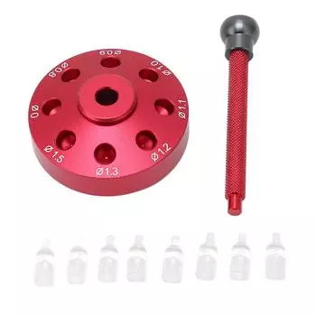 Установка стрелок для часов, прижимная лапка из легированной стали, инструменты для ручного ремонта часов с 8 шт., установочная головка