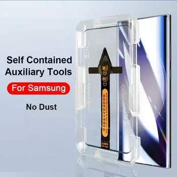 Установка в один клик Закаленное стекло для Samsung Galaxy S23 S22 S24 Ultra Plus Защитная пленка для экрана S22