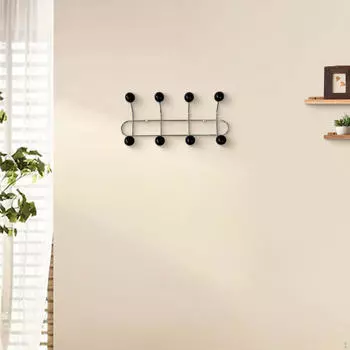 Установленная вешалка с крючками для эффективной экономии места 5 Hooks