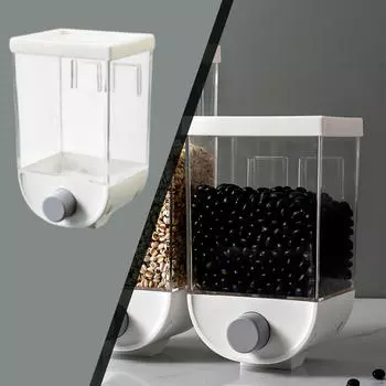 -Установленный дозатор пищевых продуктов, контейнеры для контроля порций, контейнер для хранения сухих продуктов