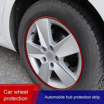 Устойчивая к царапинам наклейка, популярные эластичные аксессуары для автомобилей в форме полумесяца, защищающие окружающую среду красный