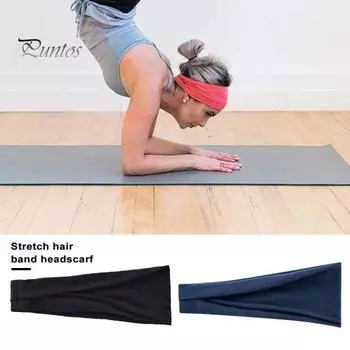 Устойчивая к поту спортивная повязка на голову, сохраняющая прохладу и сухость, однотонная повязка на голову для занятий йогой, бегом и фитнесом розовый