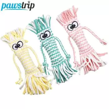 Устойчивая к укусам молярная игрушка для собак, прочная хлопковая веревка, жевательные игрушки для собак, игрушки для маленьких и средних собак, товары для домашних животных