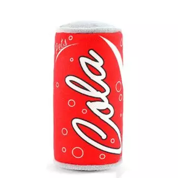 Устойчивая к укусам плюшевая игрушка для собак в форме бутылки, жевательная игрушка для чистки зубов домашних животных, забавные интерактивные игрушки для собак Red