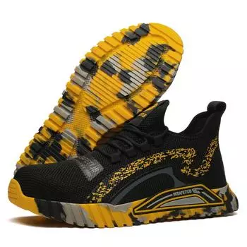 Устойчивая к запахам легкая дышащая повседневная обувь для комфорта на весь день Рабочая защитная обувь 39 оранжевый