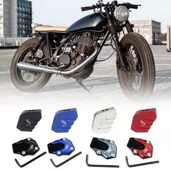 Устойчивая подставка для мотоцикла, противоскользящая подставка для мотоцикла, удлинитель для ног, боковая подставка, аксессуары для мотоциклов