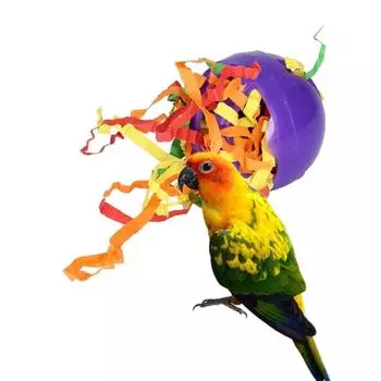 Устойчивые интерактивные игрушки для дрессировки попугаев Игрушка для игры с попугаями Игрушки для клетки с птичьими лапками random color