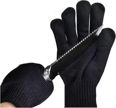 Устойчивые к порезам перчатки высокой эффективности чёрный