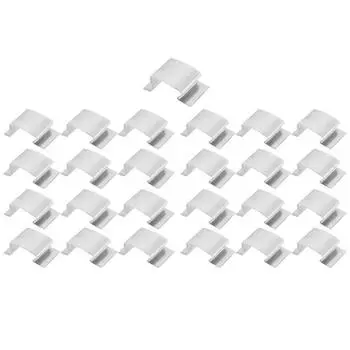 Устойчивые к ржавчине тепличные стеклянные клипсы из нержавеющей стали, садовые клипсы, пружинные клипсы, обслуживание 25PCS