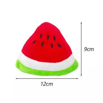 Устойчивые к укусам игрушки для жевания щенков, собак, кошек, плюшевые пищащие игрушки-фрукты для домашних животных, для маленьких и средних собак, чихуахуа, биглей, талисманов, аксессуары As the picture