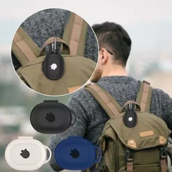 Устойчивый к царапинам чехол для переноски, ударопрочный чехол для защиты кожи, подходящий для корпуса, защитный чехол для наушников Washa D6V8 Black-1set