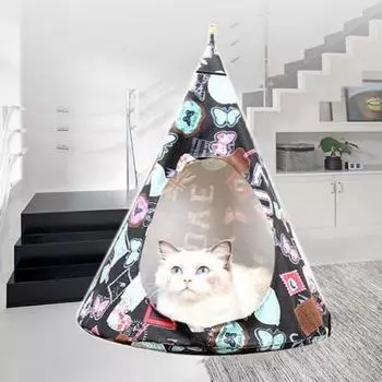 Устойчивый к царапинам и износу, дышащий, аксессуары для домашних животных, гамак для кошек, подвесная кровать для кошек, гнездо для котят 44*56cm