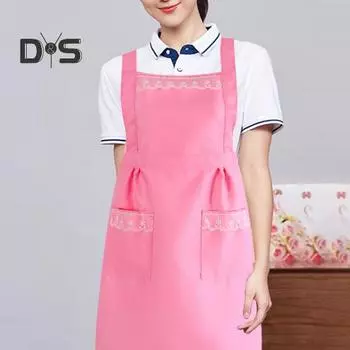 Устойчивый к пятнам кухонный фартук, противообрастающие полезные аксессуары для кухонного нагрудника красный