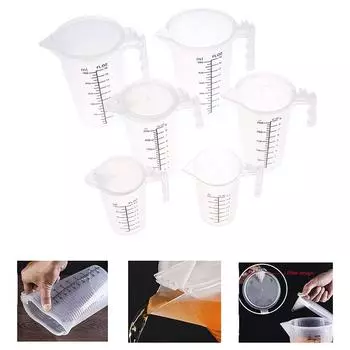 Устойчивый к высоким температурам бытовой пластиковый мерный стаканчик