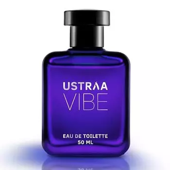 Ustraa Vibe EDT Духи для мужчин - 50 мл - | Интенсивный древесный, цитрусовый, сладкий аромат | Подходит на все случаи жизни | Ежедневное использование 50 ml