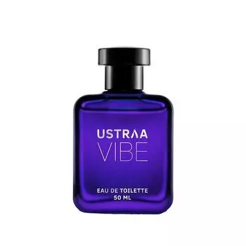 Ustraa Vibe Edt Liquid Perfume For Men - 50Ml | Long-Lasting Masculine Fragrance | Intense Woody, Citrusy Notes With Sweet Fragrance