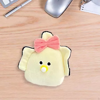 Устрицы плюшевый брелок эстетическая сумка кулон, смешной, мягкая игрушка устрица, брелок в виде мягкого животного yellow