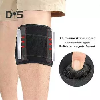 Устройства для снятия боли при ишиасе, поддержка для снятия боли при нервах, поддержка коленного сустава для мужчин и женщин, для бега, велоспорта, поддержка ног чёрный