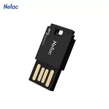 Устройство чтения карт памяти телефона Netac MINI Micro TF Card Read чёрный