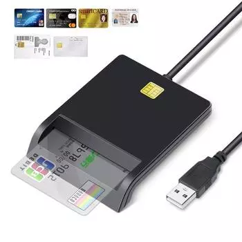Устройство чтения смарт-карт USB 2.0 для Windows 98/Me/NT 4.0/XP/CE/Vista/7/8/8.1/10 Mac OS