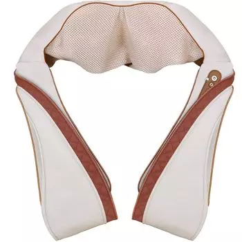 устройство Cozwish Массаж шеи и плеч Массаж шеи и плеч с жесткой силой Стресс Уважение к пожилым Домашний бежевый [Медицинский сертификат] бежевый