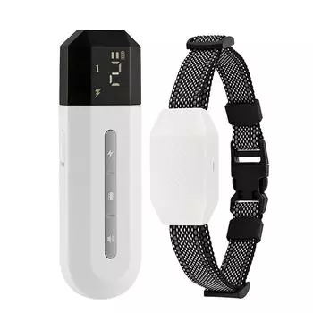 Устройство для дрессировки собак Ошейник для собак Водонепроницаемый IP67 Перезаряжаемый цветной светильник для дрессировки собак белый