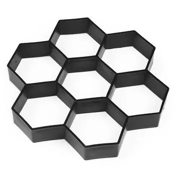 Устройство для изготовления бордюров, формовочная машина для многоразового использования, дизайн для бетона, цементного камня, форма для дорожки, сделай сам Mold AS чёрный