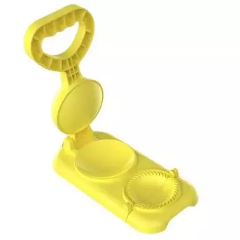 Устройство для изготовления оберток для пельменей. Простое управление. Экономия времени. Легко чистить. Удобный инструмент для прессования теста. зелёный