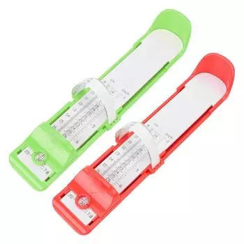 Устройство для измерения длины стопы для ребенка, точный легкий детский измеритель длины стопы, домашний измеритель стопы Green