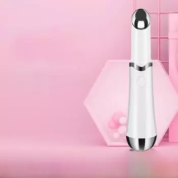 Устройство для красоты глаз: Массажная ручка с подогревом для уменьшения темных кругов и морщин Regular version without heating белый