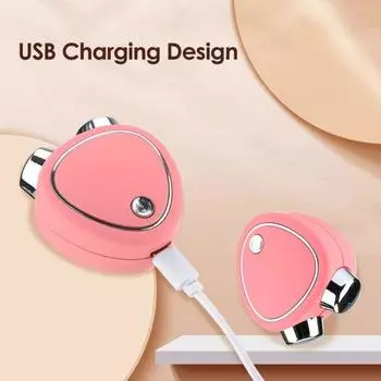 Устройство для массажа лица Микротоковая подтяжка кожи Подтяжка лица Для похудения Вибрация Способствует кровообращению Целлюлит Ноги Лицо Плечо Голова Массажер Устройство белый