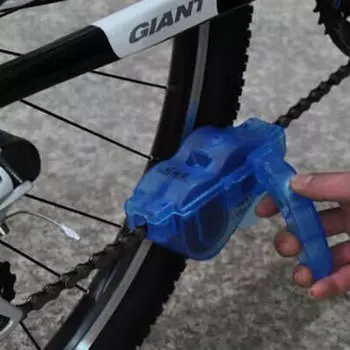 Устройство для мытья велосипедной цепи Велосипедный скруббер Очиститель Инструмент для очистки