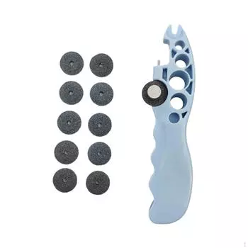 Устройство для открывания бутылок, Инструмент для открывания стеклянных флаконов, Открывалка для бутылок с ампулами, Устройство для резки бутылок, светло-синий