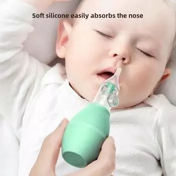 Устройство для отсасывания слизи у младенцев Устройство для очистки слизи у новорожденных и детей нажимного типа зелёный