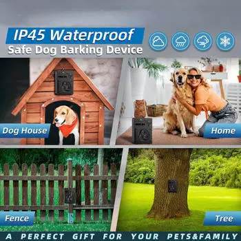 Устройство для прекращения лая собак Ультразвуковой контроль Для улицы Антилающее устройство Репеллер Глушитель