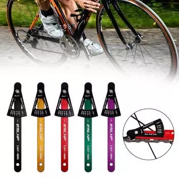 Устройство для проверки велосипедной цепи Инструмент для проверки металлической велосипедной цепи Инструмент для испытания на растяжение цепи дорожного велосипеда Индикатор износа цепи Инструмент для обслуживания велосипеда для большинства велосипедных це