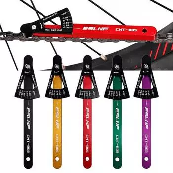 Устройство для проверки велосипедной цепи Инструмент для проверки металлической велосипедной цепи Инструмент для испытания на растяжение цепи дорожного велосипеда Индикатор износа цепи Инструмент для обслуживания велосипеда для большинства велосипедных це