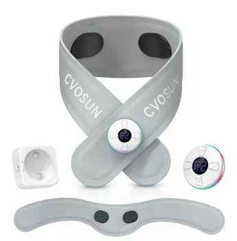 Устройство для релаксации шеи CVOSUN Neck Care 2024 USB 5 типов 19 уровней интенсивности ЖК-пульт дистанционного управления Easy Birthday Японская инструкция по эксплуатации