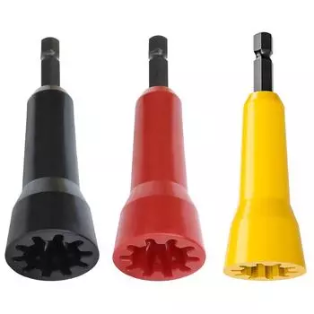 Устройство для скручивания гаек проводов, инструмент для скручивания проводов, разъем для быстрого скручивания, электрический кабель Twister для дрели и драйвера разъема провода красный