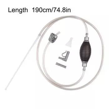 Устройство для смены воды в аквариуме Очиститель аквариума Ручной механизм смены воды Ручной пылесос с сифонным насосом Инструменты для чистки аквариума 190cm