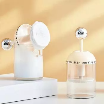 Устройство для создания пены для умывания лица, очищающее средство для лица, инструмент для создания пузырьков с силиконовой щеточкой, устройство для создания пены, пузырьковый артефакт, очистите свое лицо темно-зеленого