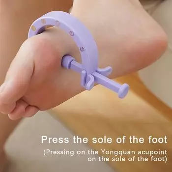 Устройство для стимуляции ладоней и ног Acupoint Aassager, массажер для подошв и ног, уход за здоровьем, массаж тела, инструменты для снятия усталости фиолетовый