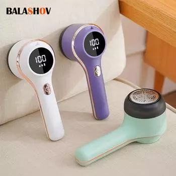 Устройство для удаления катышков с одежды, триммер для удаления катышков с одежды, свитера, ткани, бритва со светодиодной цифровой электрической бритвой для удаления катышков с одежды светло-зеленый