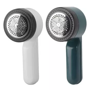 Устройство для удаления пуха USB с быстрой зарядкой, портативный мощный мотор всасывания, триммер для дивана, одежды, мебели White