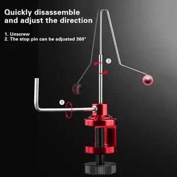 Устройство для удаления рыболовных крючков, быстросъемное устройство для удаления металлических крючков, портативное профессиональное устройство для удаления крючков, аксессуары для пресноводных рыболовных снастей красный