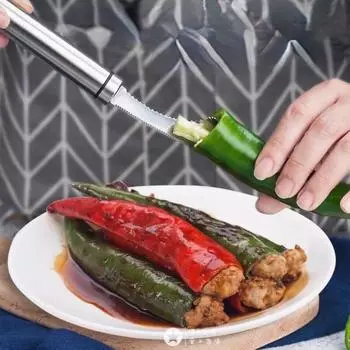 Устройство для удаления семян перца из нержавеющей стали, устройство для удаления семян зеленого перца, бытовые кухонные принадлежности